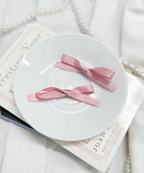 WEGO（ウィゴー）の「WEGO/【2点セット】ナローリボンクリップ（バレッタ/ヘアクリップ・レディース・ブラック/ホワイト/ブラック系その他/シルバー/ライトピンク/サックスブルー/ワイン/アイボリー/その他2/その他1/その他3/グリーン系その他2/グレー系その他2/グレー系その他3/レッド系その他2・FREE）」の9枚目の写真