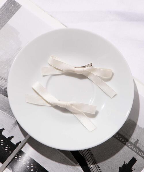 WEGO（ウィゴー）の「WEGO/【2点セット】ナローリボンクリップ（バレッタ/ヘアクリップ・レディース・ブラック/ホワイト/ブラック系その他/シルバー/ライトピンク/サックスブルー/ワイン/アイボリー/その他2/その他1/その他3/グリーン系その他2/グレー系その他2/グレー系その他3/レッド系その他2・FREE）」の16枚目の写真