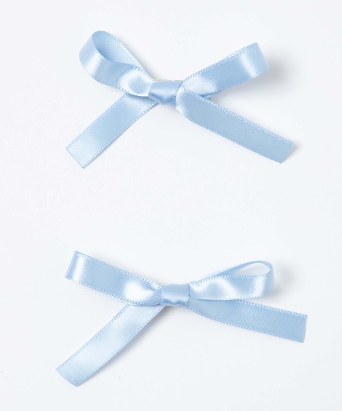 WEGO（ウィゴー）の「WEGO/【2点セット】ナローリボンクリップ（バレッタ/ヘアクリップ・レディース・ブラック/ホワイト/ブラック系その他/シルバー/ライトピンク/サックスブルー/ワイン/アイボリー/その他2/その他1/その他3/グリーン系その他2/グレー系その他2/グレー系その他3/レッド系その他2・FREE）」の21枚目の写真