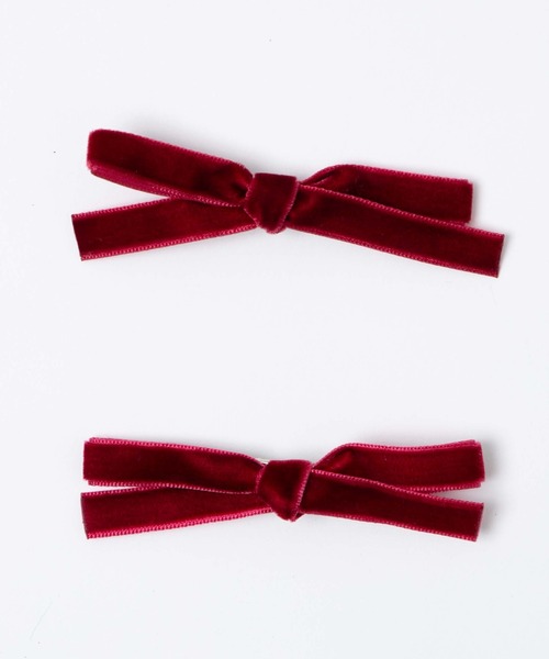 【ら ページ】ヘアリボン 2点 WEGO ヘアクリップ WEGO/「2点セット」ダブルリボンクリップ