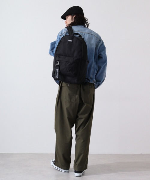 THRASHER(スラッシャー)の「THRASHER DAY PACK(バックパック/リュック・メンズ・ブラック/マルチ・FREE)」の7枚目の写真