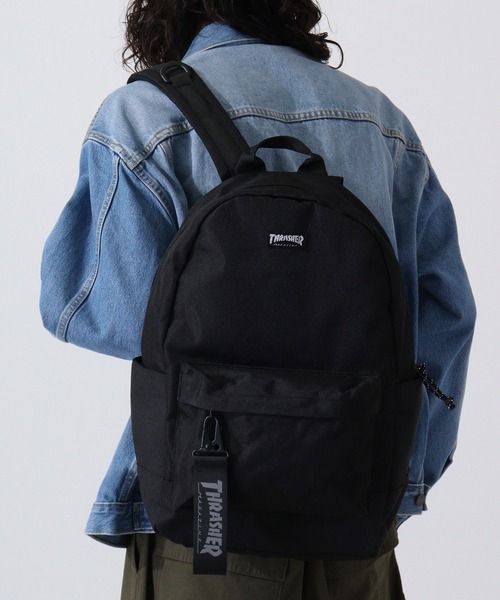 THRASHER(スラッシャー)の「THRASHER DAY PACK(バックパック/リュック・メンズ・ブラック/マルチ・FREE)」の8枚目の写真