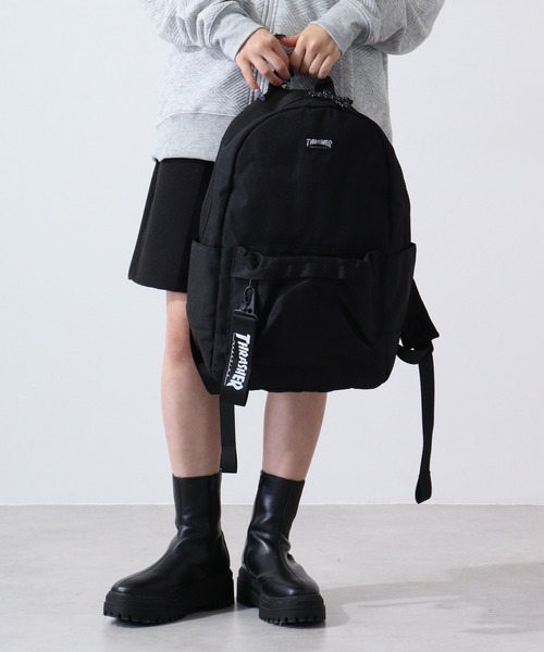 THRASHER(スラッシャー)の「THRASHER DAY PACK(バックパック/リュック・メンズ・ブラック/マルチ・FREE)」の3枚目の写真