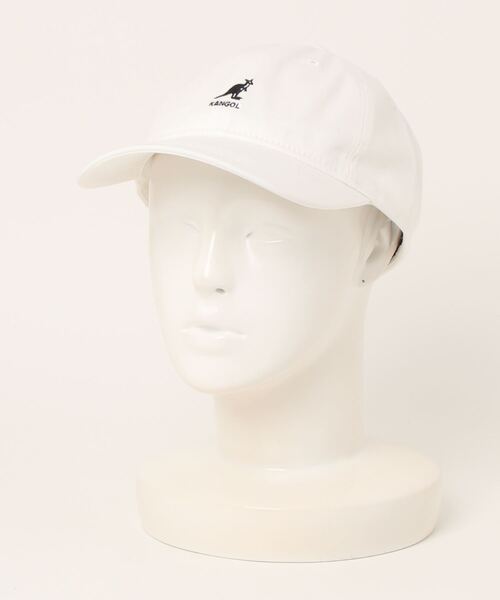 KANGOL(カンゴール)の「【KANGOL/カンゴール】コットンツイルキャップ(キャップ・メンズ・ホワイト/ブラック/ベージュ・FREE)」の1枚目の写真