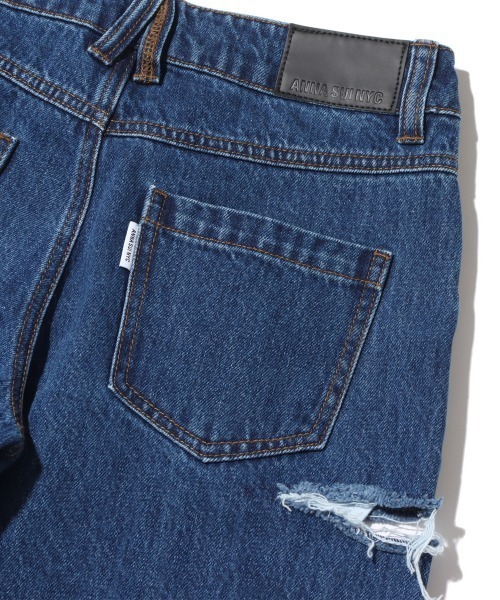 ANNA SUI NYC（アナ スイ エヌ ワイ シー）の「ANNA SUI NYC スーパースラッシュ バギー デニムパンツ 【SP】（デニムパンツ・レディース・ブルー/サックスブルー・M/S）」の15枚目の写真