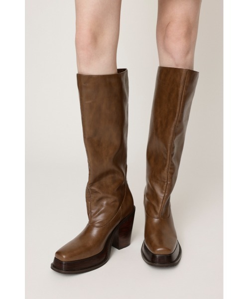 【セール】DOUBLE STOME KNEE BOOTS ダブル ストーム ニー ブーツ（ブーツ）｜SLY（スライ） mdprevattcaulkingandwaterproofing.com