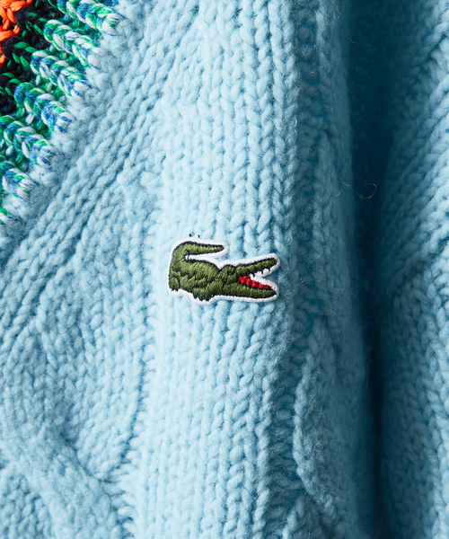 LACOSTE ニット セーター AH0816-10 LACOSTE（ラコステ）の「【LACOSTE】チルデンニット / AH0816-10