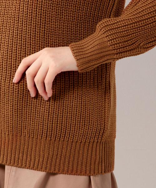 UNITED ARROWS（ユナイテッドアローズ）の「＜VONDEL（フォンデル）＞アゼニット 15FW（ニット/セーター・レディース・オフホワイト/ブラウン/ネイビー・フリー）」の12枚目の写真