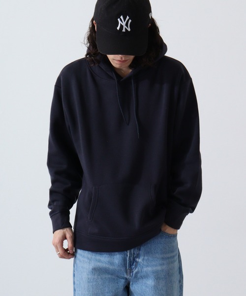 ACE(エース)の「ACE 裏起毛 スウェット パーカー 無地(パーカー・レディース・杢グレー/ピンク/ネイビー/ヘザーチャコール/ブルーグレー/ブラック・L/M/LL)」の5枚目の写真