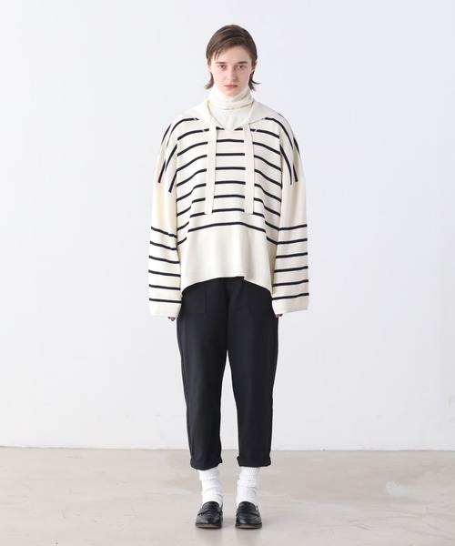 Kelen（ケレン）の「「KELEN/ケレン」イージーフィットベイカーパンツ（その他パンツ・レディース・ベージュ/キナリ/カーキ/ブラック・L/XS/M/S）」の10枚目の写真