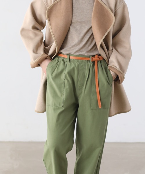 Kelen（ケレン）の「「KELEN/ケレン」イージーフィットベイカーパンツ（その他パンツ・レディース・ベージュ/キナリ/カーキ/ブラック・L/XS/M/S）」の17枚目の写真