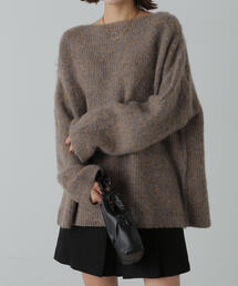 FREE'S MART | ボートネックチュニックニット(ニット/セーター)