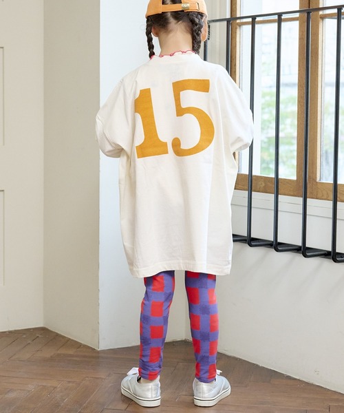 HOGAN RANCH WEAR（ホーガンランチウエア）の「ソウガラフルタケレギンス（70～130cm）（レギンス/スパッツ・キッズ・ピンク/レッド/チャコール/ミント/マルチ・100/110/120/130/70/80/90/95）」の12枚目の写真