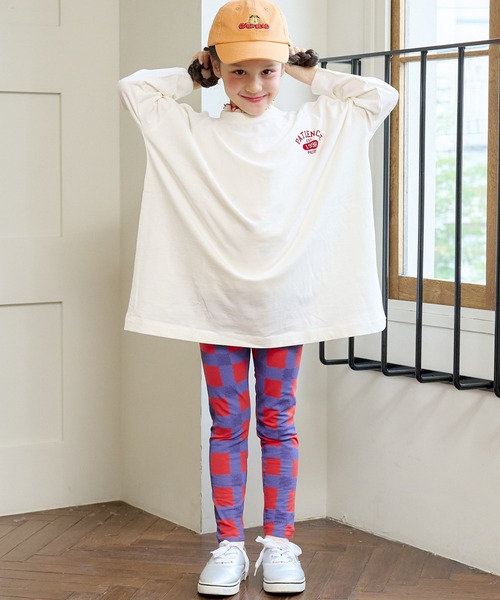 HOGAN RANCH WEAR（ホーガンランチウエア）の「ソウガラフルタケレギンス（70～130cm）（レギンス/スパッツ・キッズ・ピンク/レッド/チャコール/ミント/マルチ・100/110/120/130/70/80/90/95）」の13枚目の写真