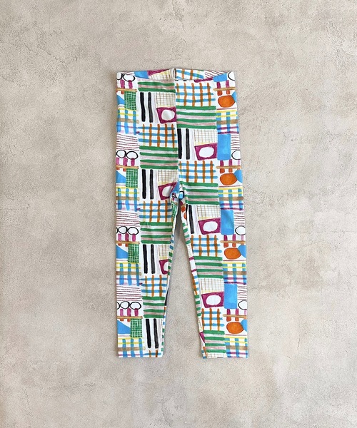 HOGAN RANCH WEAR（ホーガンランチウエア）の「ソウガラフルタケレギンス（70～130cm）（レギンス/スパッツ・キッズ・ピンク/レッド/チャコール/ミント/マルチ・100/110/120/130/70/80/90/95）」の17枚目の写真