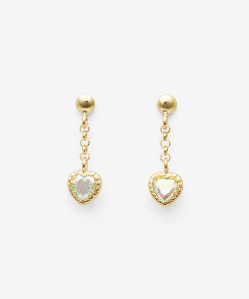 K10 イエローゴールド アメリカン ピアス – Milluflora | ミル