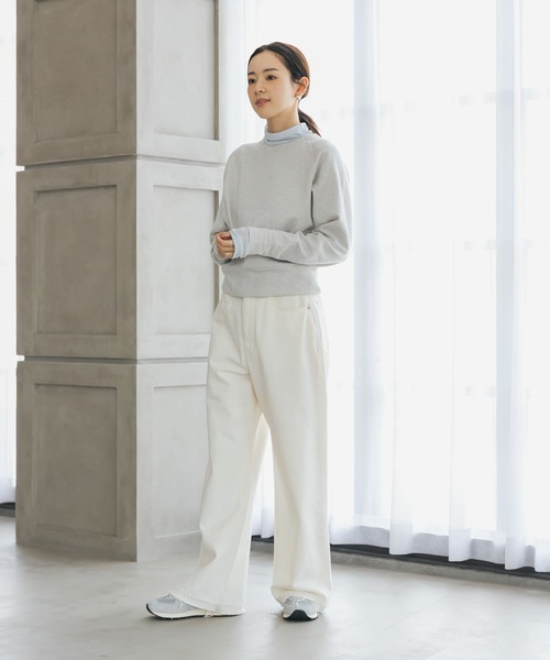 URBAN RESEARCH(アーバンリサーチ)の「ダメージワイドデニムパンツ(デニムパンツ・レディース・ホワイト/インディゴブルー・38/36)」の17枚目の写真