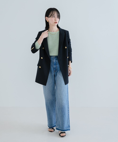 URBAN RESEARCH(アーバンリサーチ)の「ダメージワイドデニムパンツ(デニムパンツ・レディース・ホワイト/インディゴブルー・38/36)」の20枚目の写真