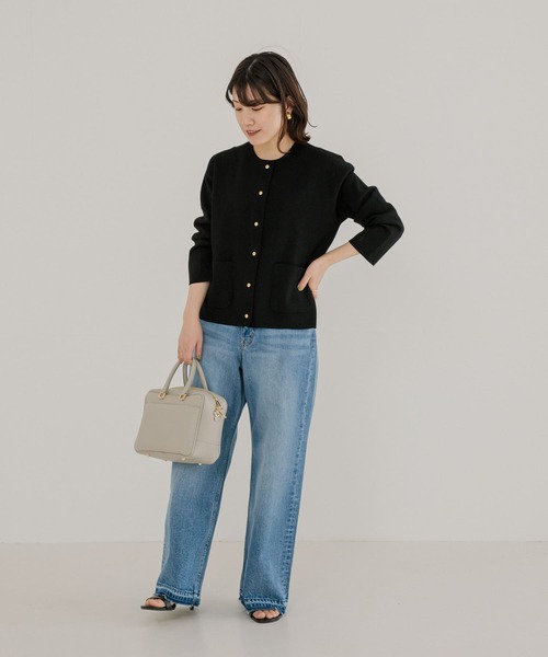 URBAN RESEARCH(アーバンリサーチ)の「ダメージワイドデニムパンツ(デニムパンツ・レディース・ホワイト/インディゴブルー・38/36)」の3枚目の写真