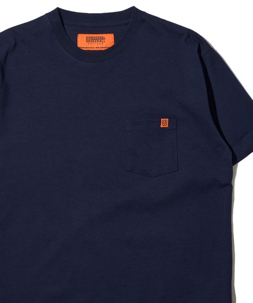 【UNIVERSAL OVERALL】POCKET T-SHIRTS / ポケットクルーネック半袖Tシャツ（Tシャツ/カットソー）｜UNIVERSAL OVERALL（ユニバーサルオーバーオール）Tシャツ/カットソー