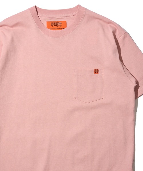 【UNIVERSAL OVERALL】POCKET T-SHIRTS / ポケットクルーネック半袖Tシャツ（Tシャツ/カットソー）｜UNIVERSAL OVERALL（ユニバーサルオーバーオール）