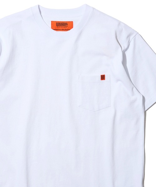 【UNIVERSAL OVERALL】POCKET T-SHIRTS / ポケットクルーネック半袖Tシャツ（Tシャツ/カットソー）｜UNIVERSAL OVERALL（ユニバーサルオーバーオール）