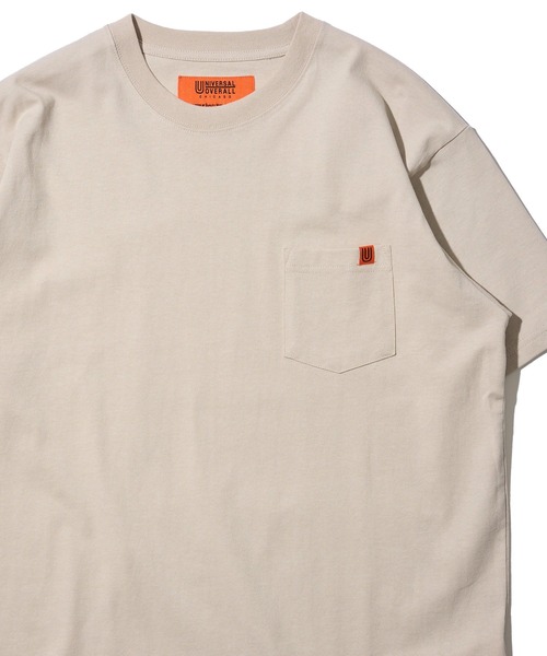【UNIVERSAL OVERALL】POCKET T-SHIRTS / ポケットクルーネック半袖Tシャツ（Tシャツ/カットソー）｜UNIVERSAL OVERALL（ユニバーサルオーバーオール）