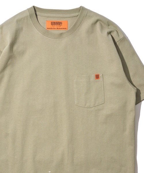 【UNIVERSAL OVERALL】POCKET T-SHIRTS / ポケットクルーネック半袖Tシャツ（Tシャツ/カットソー）｜UNIVERSAL OVERALL（ユニバーサルオーバーオール）