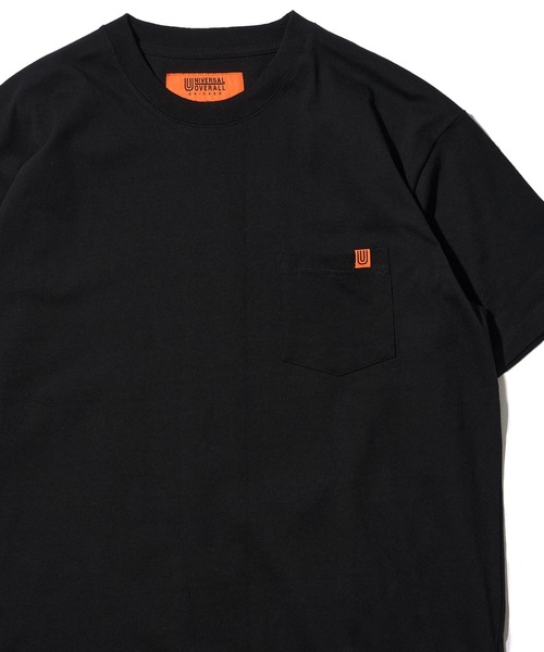 【UNIVERSAL OVERALL】POCKET T-SHIRTS / ポケットクルーネック半袖Tシャツ（Tシャツ/カットソー）｜UNIVERSAL OVERALL（ユニバーサルオーバーオール）