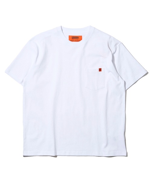 【UNIVERSAL OVERALL】POCKET T-SHIRTS / ポケットクルーネック半袖Tシャツ（Tシャツ/カットソー）｜UNIVERSAL OVERALL（ユニバーサルオーバーオール）