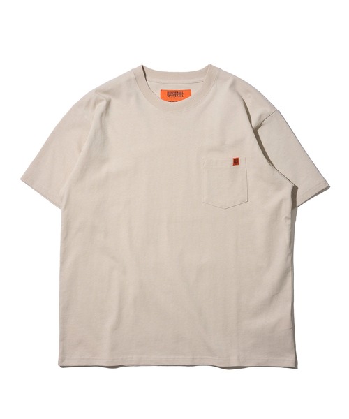 【UNIVERSAL OVERALL】POCKET T-SHIRTS / ポケットクルーネック半袖Tシャツ（Tシャツ/カットソー）｜UNIVERSAL OVERALL（ユニバーサルオーバーオール）