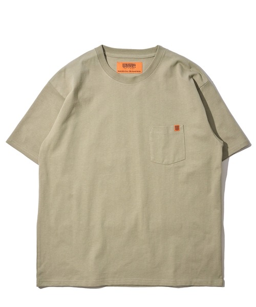 【UNIVERSAL OVERALL】POCKET T-SHIRTS / ポケットクルーネック半袖Tシャツ（Tシャツ/カットソー）｜UNIVERSAL OVERALL（ユニバーサルオーバーオール）