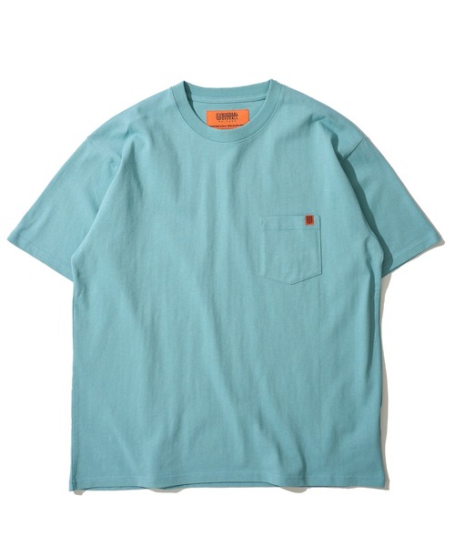 セール】【UNIVERSAL OVERALL】POCKET T-SHIRTS / ポケットクルー