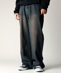 「INASTUDIOS SELECT」12oz デニム オーバーダイ バギーパンツ
