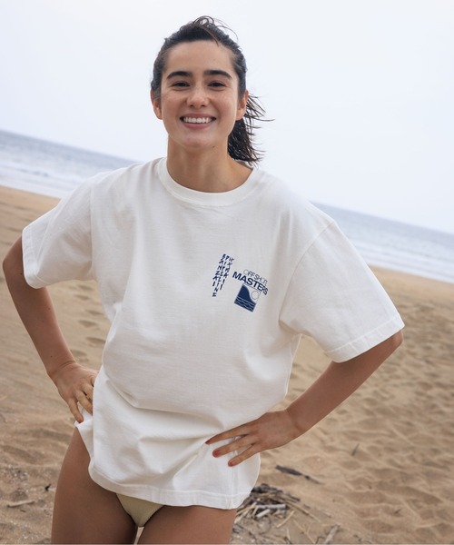 OFFSHORE(オフショア)の「BANZAI FUJI TEE/バンザイフジティ(Tシャツ/カットソー・メンズ・ベージュ/ホワイト/グレー・XL/L/M/S)」の5枚目の写真