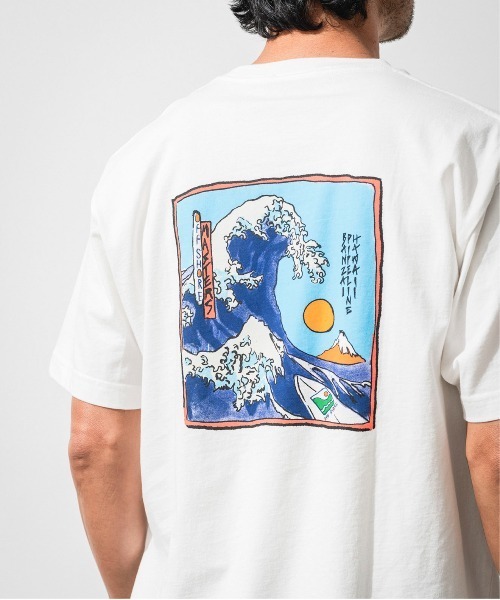 OFFSHORE(オフショア)の「BANZAI FUJI TEE/バンザイフジティ(Tシャツ/カットソー・メンズ・ベージュ/ホワイト/グレー・XL/L/M/S)」の16枚目の写真