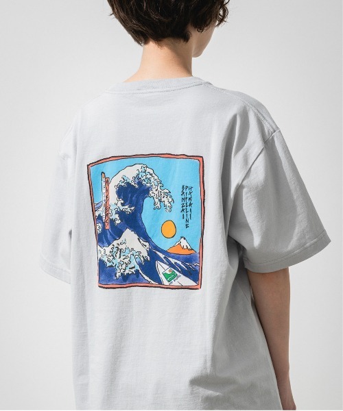 OFFSHORE(オフショア)の「BANZAI FUJI TEE/バンザイフジティ(Tシャツ/カットソー・メンズ・ベージュ/ホワイト/グレー・XL/L/M/S)」の17枚目の写真