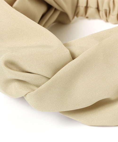 studio CLIP（スタディオクリップ）の「【daily CLIP】ベーシックヘアバン（ヘアバンド・レディース・ブラック/ベージュ/ネイビー・FREE）」の5枚目の写真