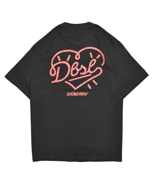 DOUBLE STEAL(ダブルスティール)の「ハート Tシャツ(Tシャツ/カットソー・メンズ・ライトブルー/ブラック/ホワイト×ネイビー/ホワイト×レッド・MEDIUM/LARGE/X-LARGE/XX-LARGE)」の15枚目の写真