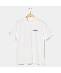 【Rosasen/GOLF】クールコアバックプリント半袖モックネック