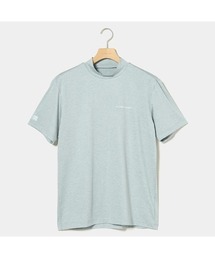 【Rosasen/GOLF】クールコアバックプリント半袖モックネック