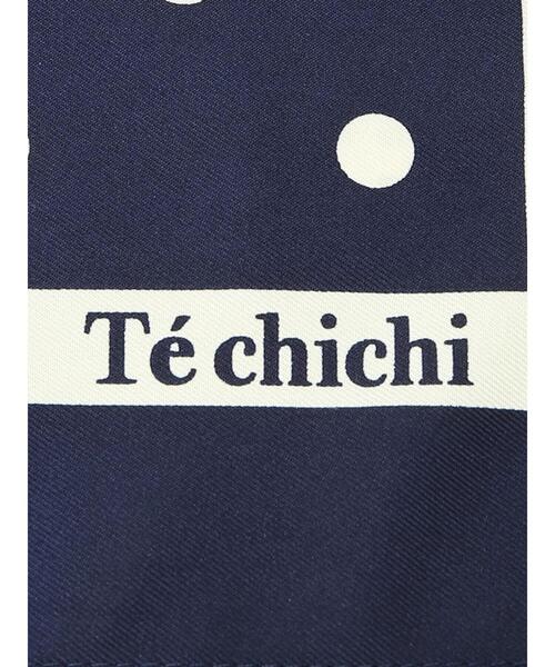 Te chichi(テチチ)の「パネルドット柄スカーフ(ストール/ショール・レディース・ネイビー/オフホワイト・F)」の11枚目の写真