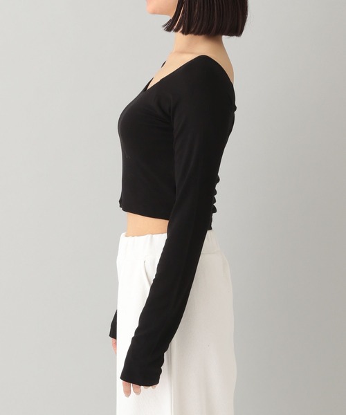 e/rm(イーアールエム)の「【e/rm】 カップツキバックシャン_長袖(Tシャツ/カットソー・レディース・ライトグレー/ブラック・FREE)」の12枚目の写真