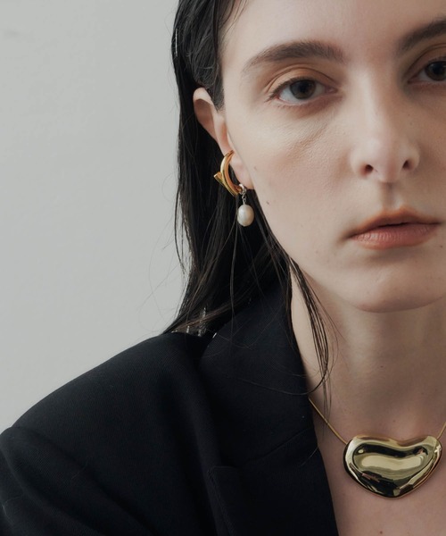 loni（ロニ）の「【金属アレルギー対応】Heart Leaf Choker/ハートリーフチョーカー（チョーカー・レディース・ゴールド/シルバー・FREE）」の8枚目の写真