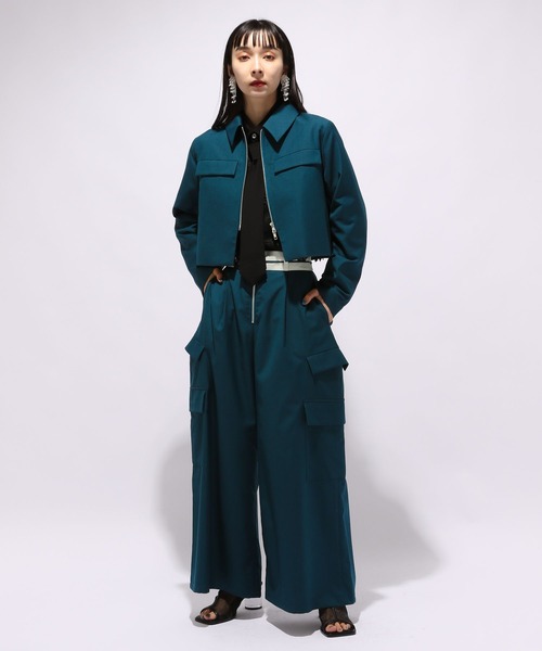 HARE ミリタリーブルゾンとショートパンツのセットアップ HARE ミリタリーブルゾンとショートパンツのセットアップ