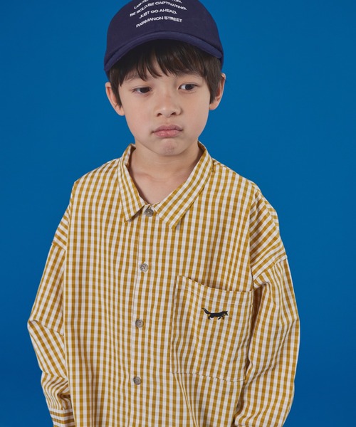 PAIRMANON STREET(ペアマノンストリート)の「【PAIRMANON STREET】アソート 長袖 布帛 ワンポイント 刺繍 シャツ(シャツ/ブラウス・キッズ・グリーン系その他/ブルー系その他/ベージュ系その他/ブラウン/イエロー系その他/ブルー/ブラック系その他/ブルー系その他3/ブラック系その他2/ライトベージュ・100/110/120/130/140/150/90/160)」の10枚目の写真