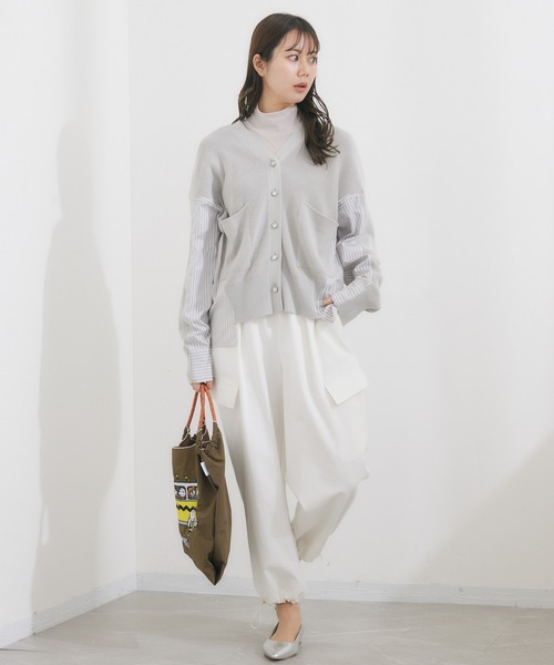 KATHARINE ROSS（キャサリンロス）の「【KATHARINE ROSS】ソフトカーゴパンツ（カーゴパンツ・レディース・ホワイト/ベージュ/ネイビー・MEDIUM）」の19枚目の写真