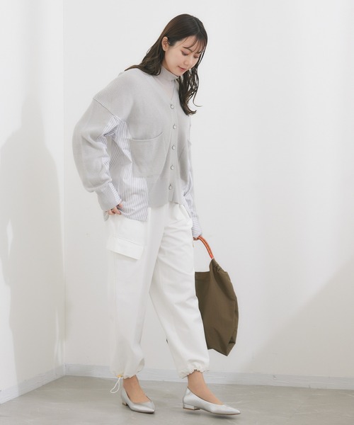 KATHARINE ROSS（キャサリンロス）の「【KATHARINE ROSS】ソフトカーゴパンツ（カーゴパンツ・レディース・ホワイト/ベージュ/ネイビー・MEDIUM）」の20枚目の写真