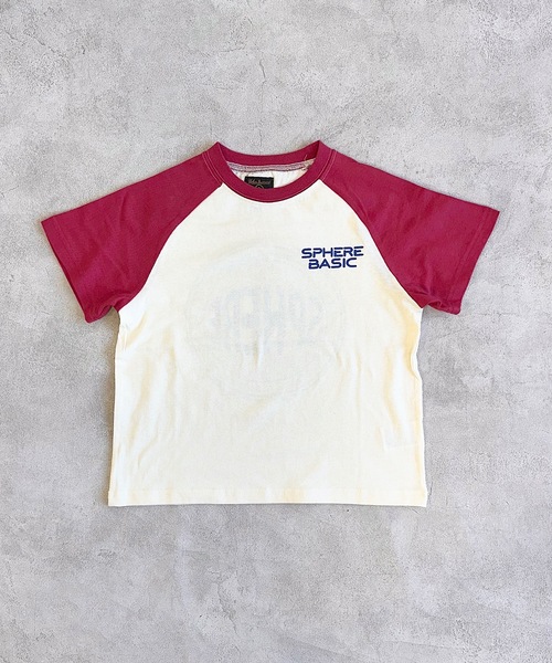 Life Support Products（ライフサポートプロダクツ）の「前後プリントラグランTシャツ（80～150cm）（Tシャツ/カットソー・キッズ・ワインレッド/ブルー/オレンジ/カーキ・80/130/95/140/150/90/100/110/120）」の5枚目の写真