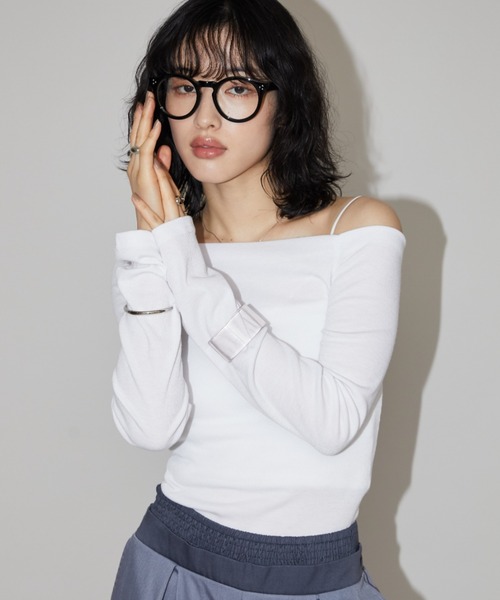 Aunt Marie's（アントマリーズ）の「ラウンドフレームメガネ/UVカット（メガネ・レディース・ブラウン/ブラック・FREE）」の7枚目の写真